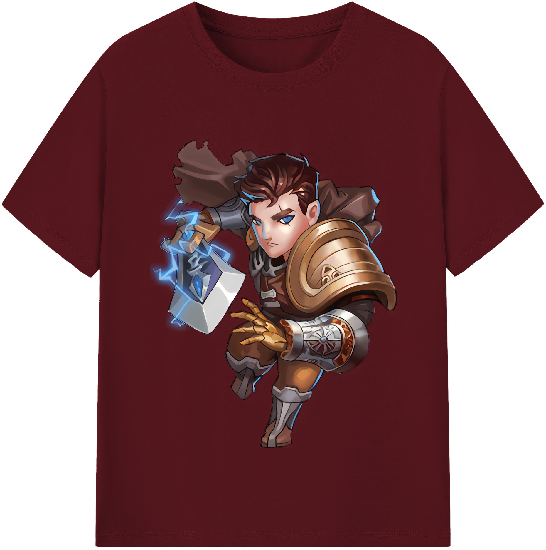 リーグ・オブ・レジェンド League of Legends LOL 綿100％半袖Tシャツ（フロントプリント）
